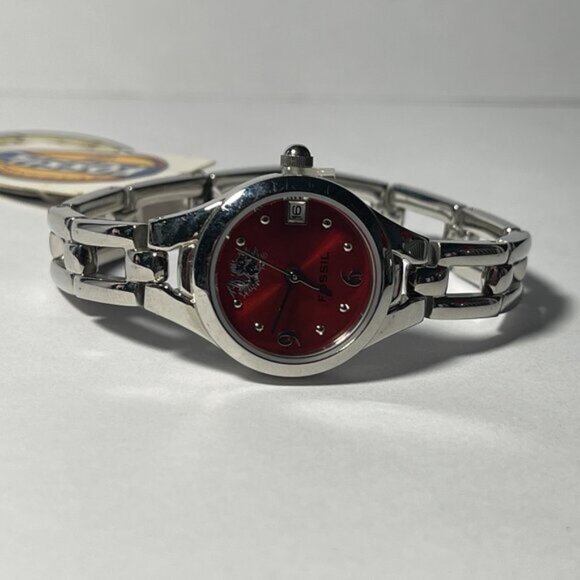 South Carolina Gamecocks NCAA Stainless-Steel Bracelet Watch by Fossil NEW - Picture 1 of 7
